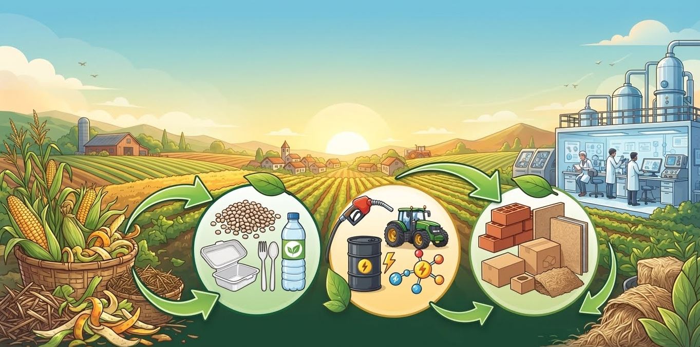 Webinar: Más allá del compost Bioplásticos, Biocombustibles y materiales innovadores a partir de desechos agrícolas